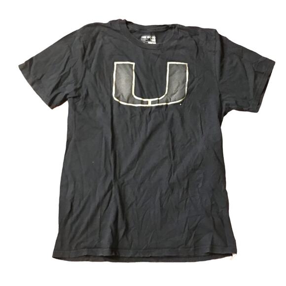 adidas Other - University of Miami Logo Tee size Large
